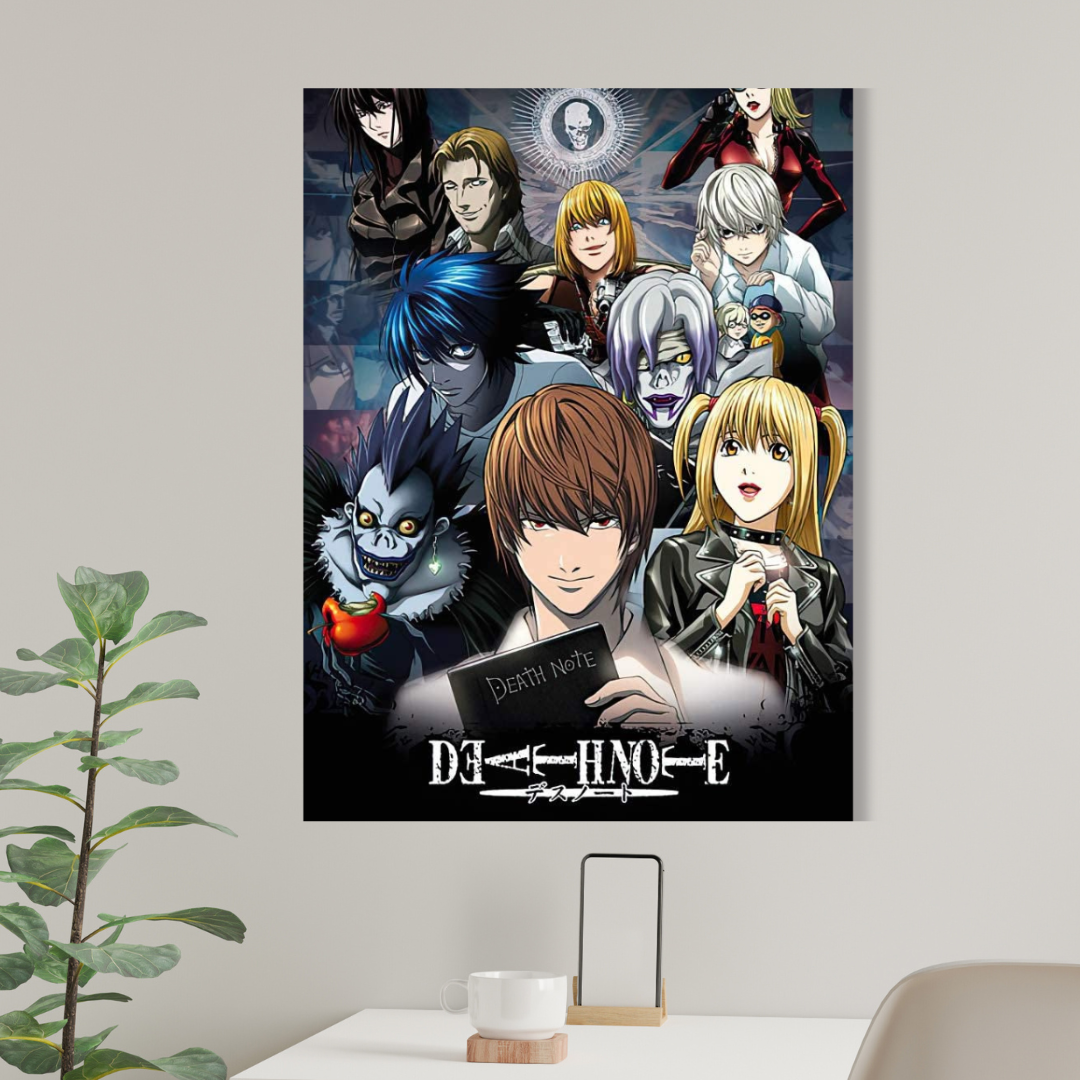 Death Note anime wall poster set | Light Yagami , Ryuk ,L Etc